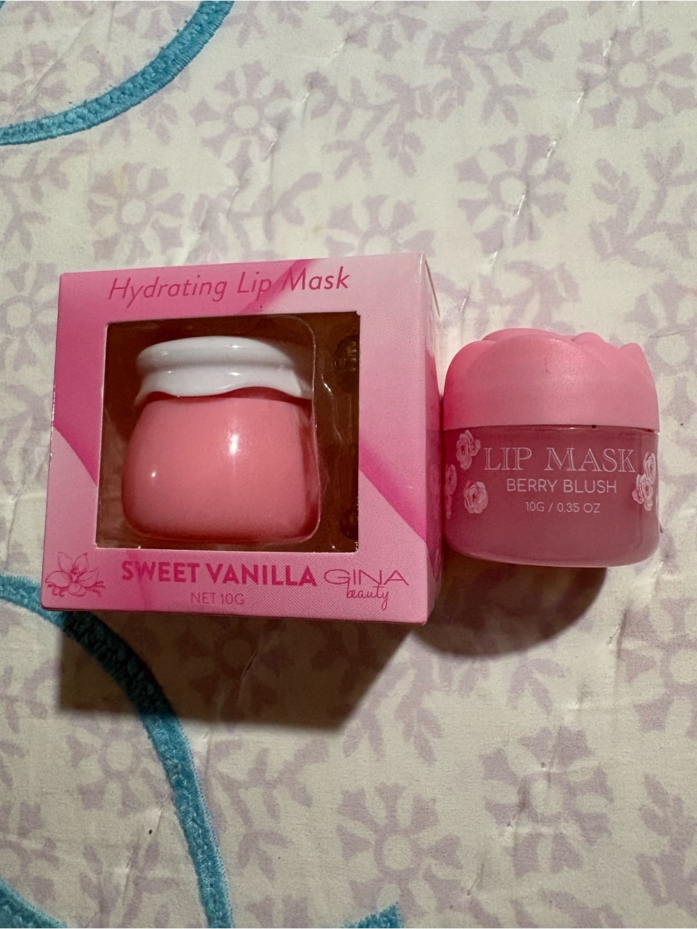 Gina Beauty Hydrating Lip Mask - Sweet Vanilla & Berry Blush (Pink)